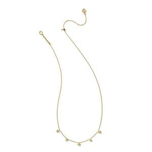 Kendra Scott -  Anna Pave Strand Necklace - Gold Gold